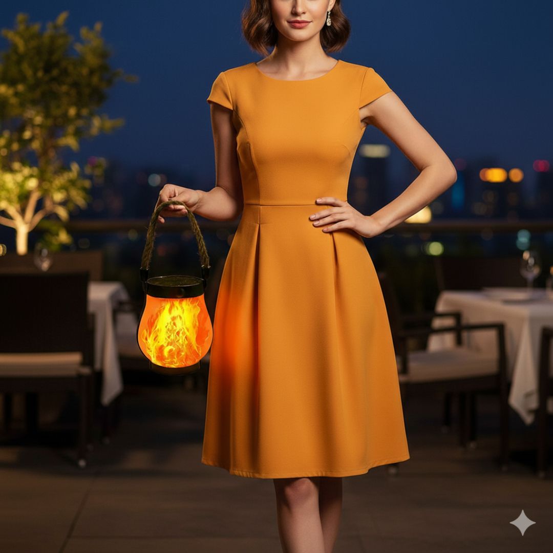 Solar Flammenleuchte