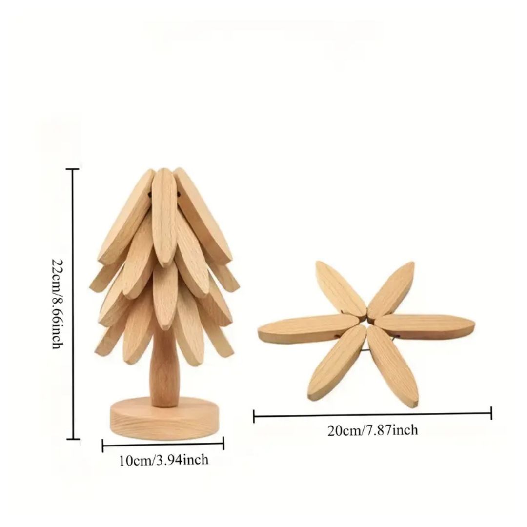 Weihnachtlichtes Untersetzer Set