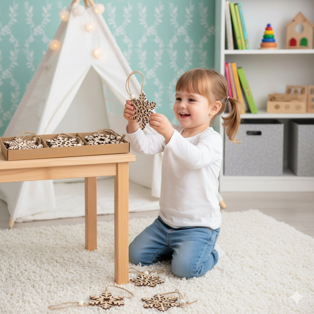 Weihnachtsbaum Anhänger aus Holz
