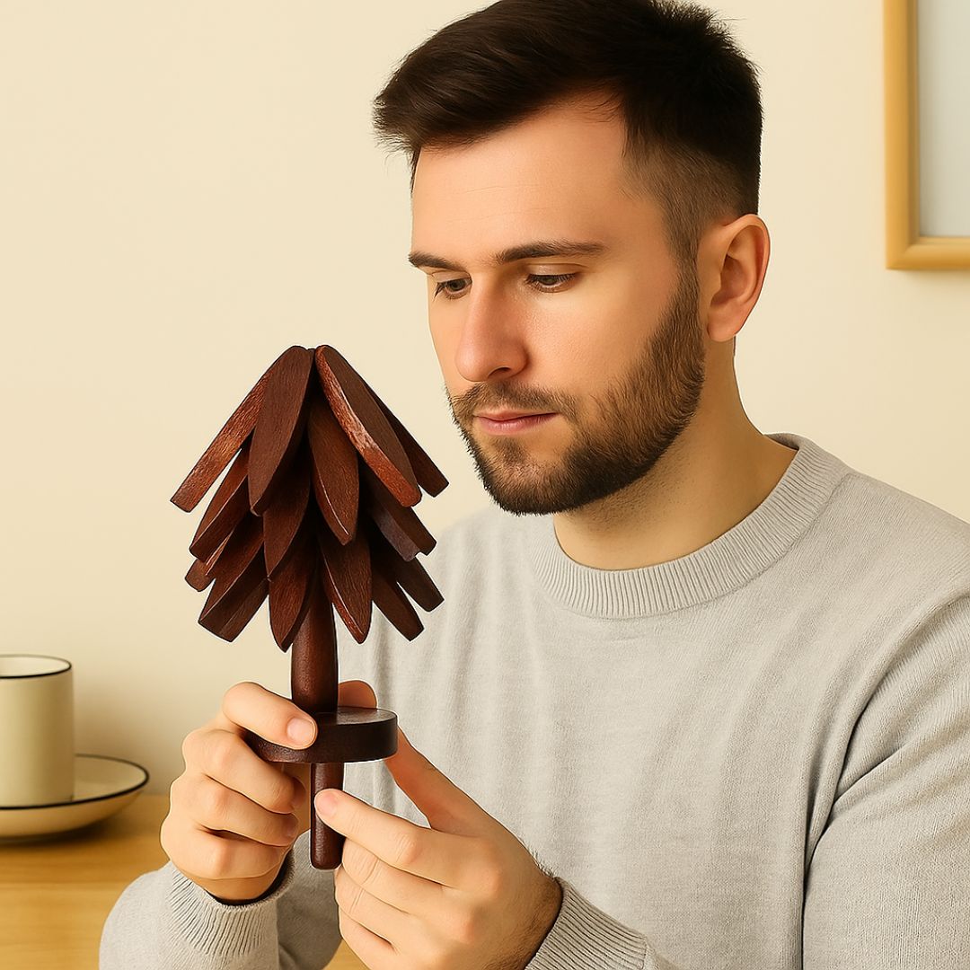 Weihnachtlichtes Untersetzer Set