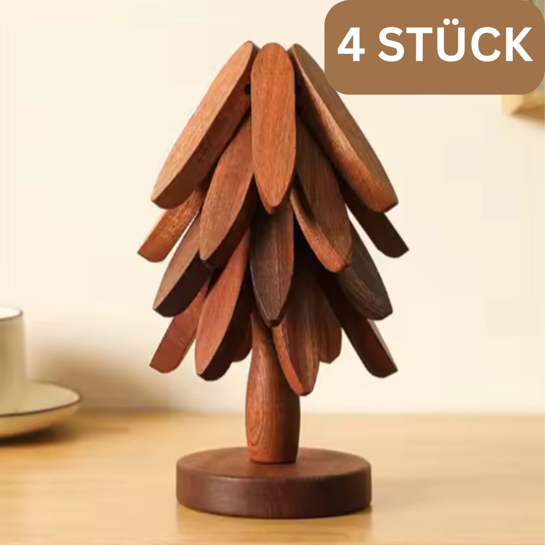 Weihnachtlichtes Untersetzer Set