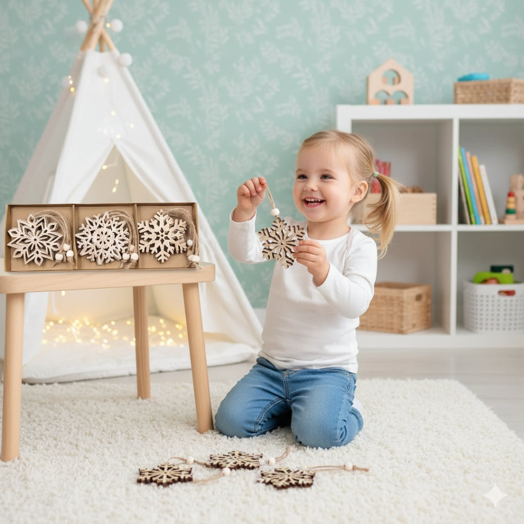 Weihnachtsbaum Anhänger aus Holz