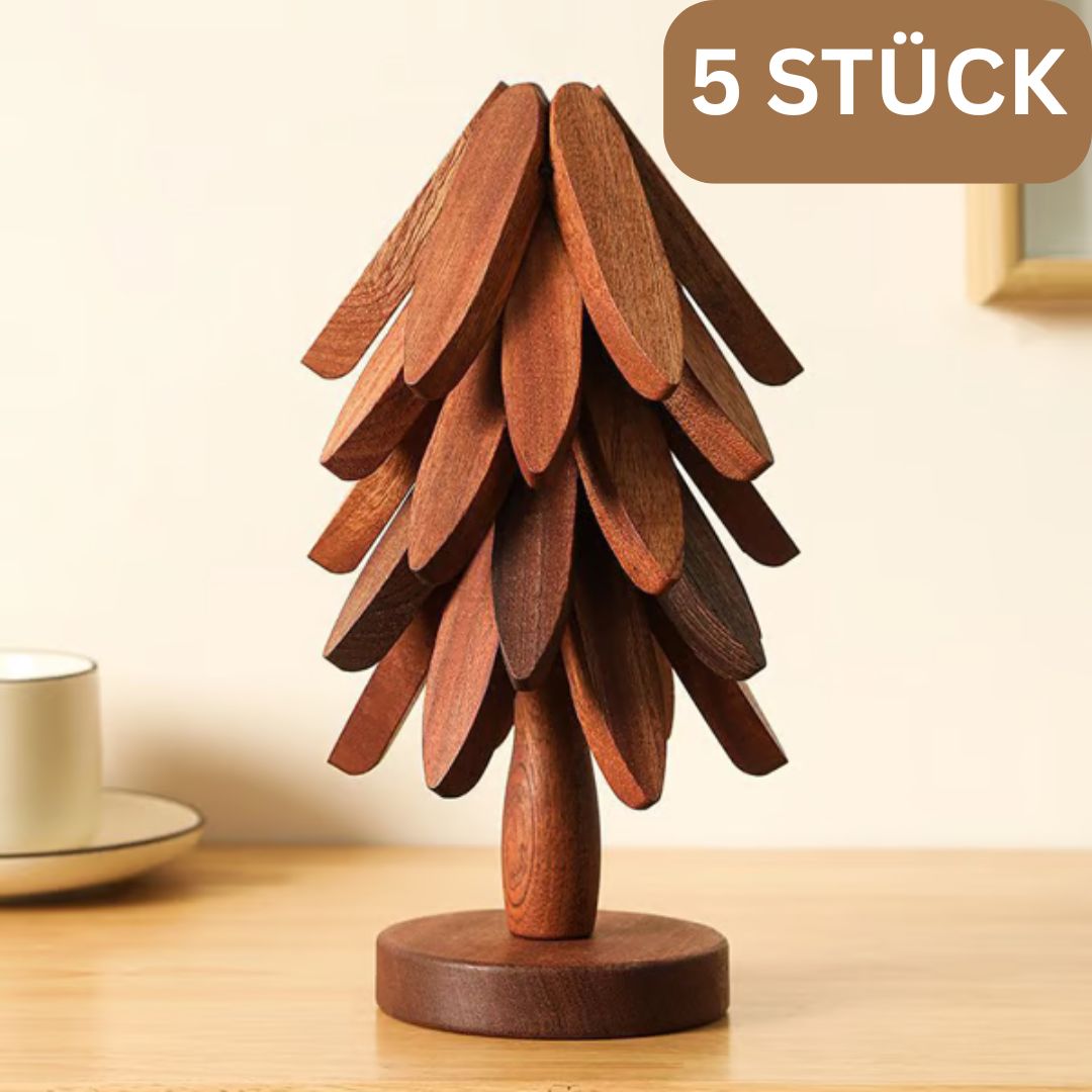 Weihnachtlichtes Untersetzer Set