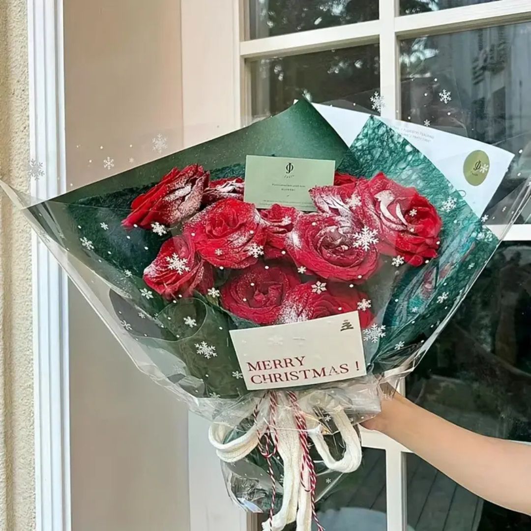 Weihnachtliche Plätzchen Verpackung - 50er Set