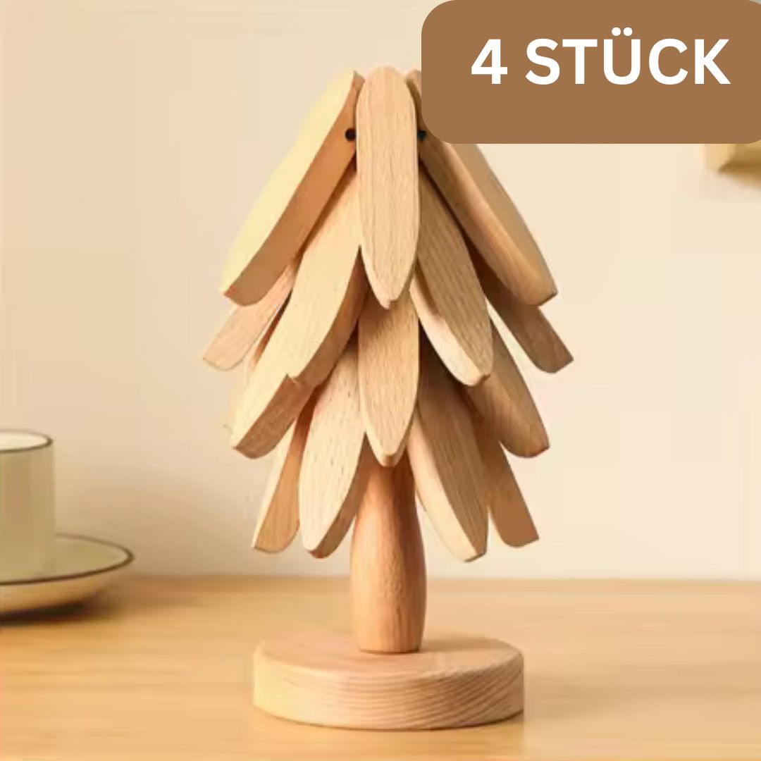 Weihnachtlichtes Untersetzer Set