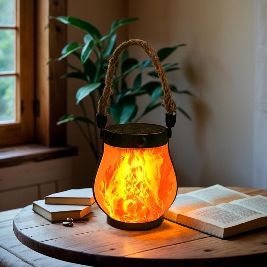 Solar Flammenleuchte