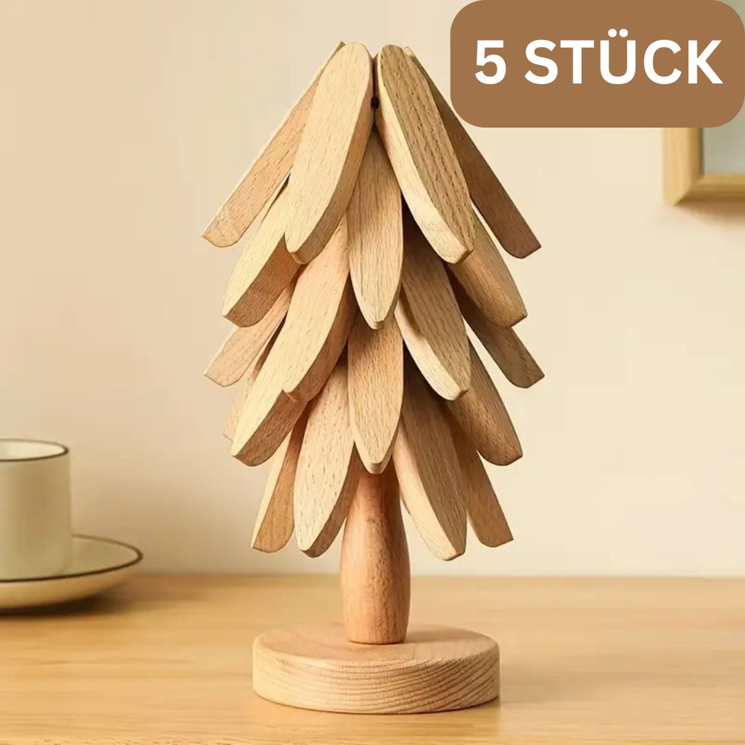 Weihnachtlichtes Untersetzer Set