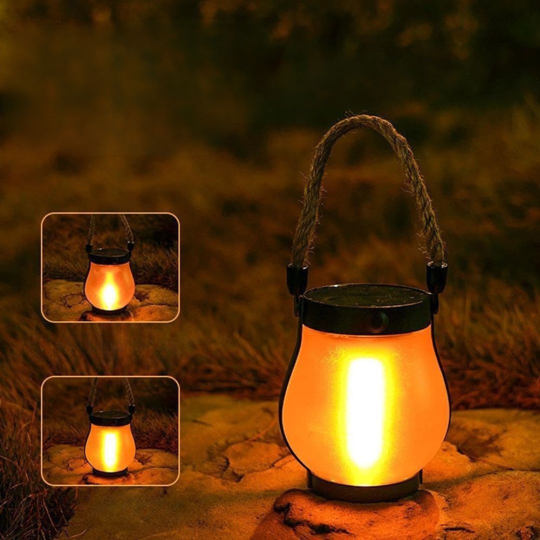 Solar Flammenleuchte