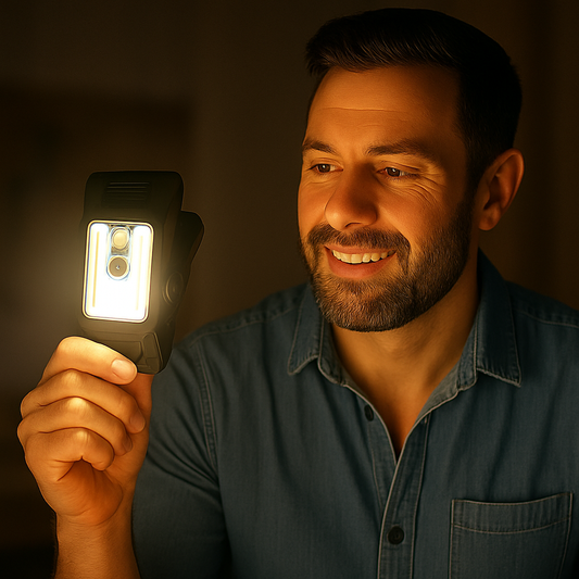 Solar Klip Lampe mit Bewegungssensor