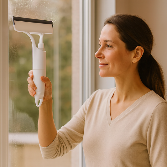 GlasMeister - Der 3-in-1 Putzstab