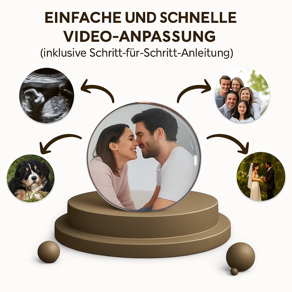 WeihnachtsMomente – Die personalisierte Foto- und Video Kugel