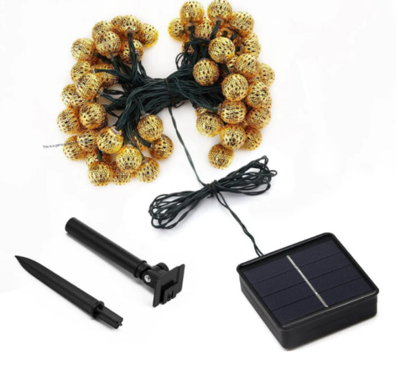 Orientalische Lichterkette mit Solar