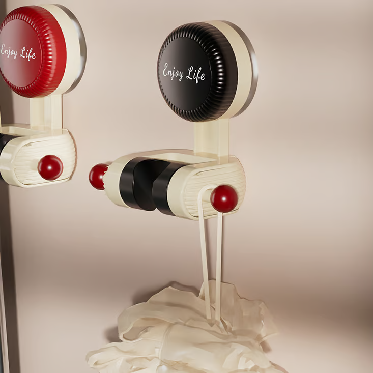 DuschFix - Flexibler Saugnapf Duschkopfhalter