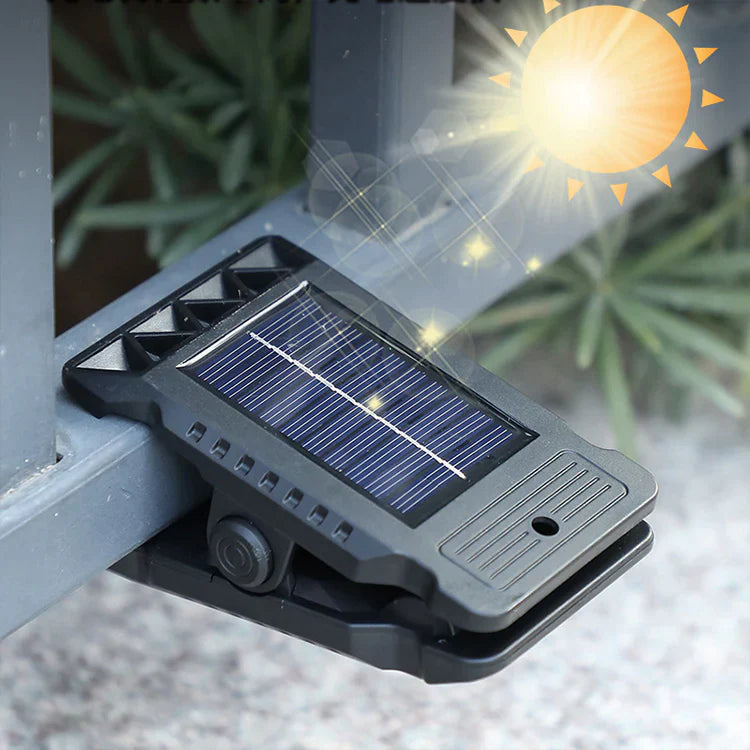 Solar Klip Lampe mit Bewegungssensor